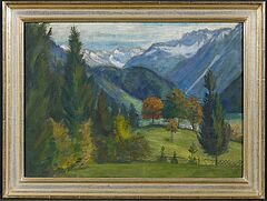 Otto Modersohn - Blick auf die Hintersteiner Berge, 66359-1, Van Ham Kunstauktionen