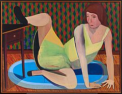 Christoph Ruckhaeberle - Woman in Yellow Dress, 75941-1, Van Ham Kunstauktionen