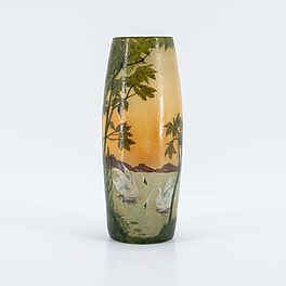 Legras Cie - Vase mit Schwaenen und See, 76257-32, Van Ham Kunstauktionen