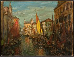 Otto Hamel - Chioggia bei Venedig, 81190-2, Van Ham Kunstauktionen