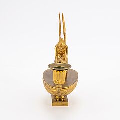 Frankreich - Leuchter in Form einer Oellampe Empire, 79277-6, Van Ham Kunstauktionen