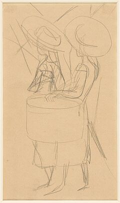 August Macke - Maedchen mit Hutschachtel, 81262-3, Van Ham Kunstauktionen