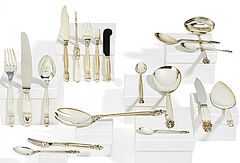 Kopenhagen - Grosses Speisebesteck Acorn, 69666-3, Van Ham Kunstauktionen