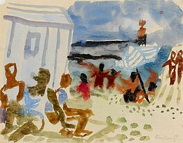 Eduard Bargheer - Ohne Titel Am Strand, 54975-8, Van Ham Kunstauktionen