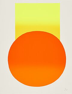 Rupprecht Geiger - Gelb zu orange, 75114-15, Van Ham Kunstauktionen