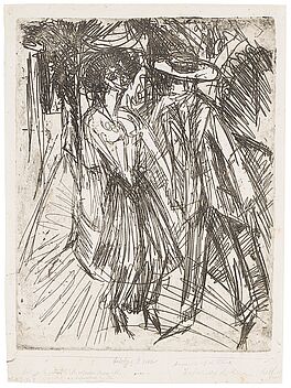 Ernst Ludwig Kirchner - Sich anbietende Kokotte, 68002-5, Van Ham Kunstauktionen