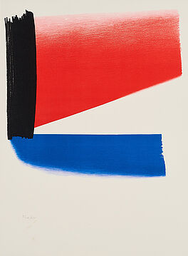 Rupprecht Geiger - blau - rot - schwarz, 68406-18, Van Ham Kunstauktionen