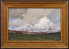 Friedrich Kallmorgen - Die Elbe bei Hamburg, 66798-10, Van Ham Kunstauktionen