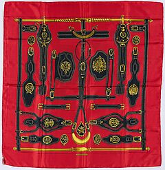 Hermes - Carre HARNAIS DES PRESIDENTS, 69664-162, Van Ham Kunstauktionen