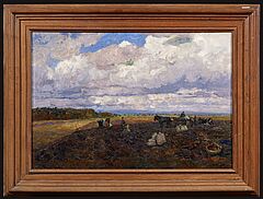 Friedrich Kallmorgen - Kartoffelernte, 66798-9, Van Ham Kunstauktionen