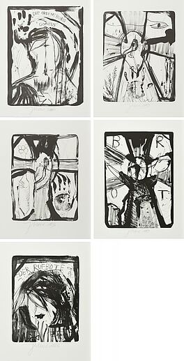 Jonathan Meese - Serie von 6 Lithografien, 65276-15, Van Ham Kunstauktionen