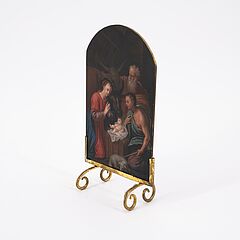 Augsburg - Wende-Altarbild fuer einen Spielzeugaltar, 77103-45, Van Ham Kunstauktionen