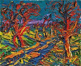 Christoph Bouet - Alter Weg am Abend, 81804-2, Van Ham Kunstauktionen