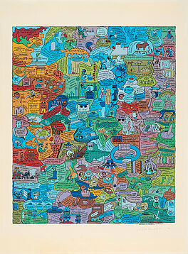 Oeyvind Fahlstroem - Column no 4 IB-affair, 80374-127, Van Ham Kunstauktionen