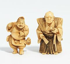 Zwei Netsuke, 65286-2, Van Ham Kunstauktionen