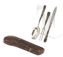 Deutschland - Reisebesteck in Futteral, 80909-1, Van Ham Kunstauktionen