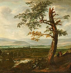 Jan Wynants - Blick in ein weites Flusstal, 81621-2, Van Ham Kunstauktionen