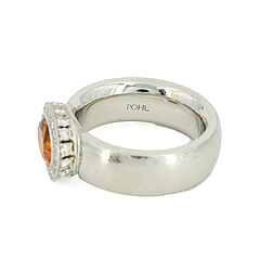 Jochen Pohl - Farbstein-Diamant-Ring, 81602-2, Van Ham Kunstauktionen