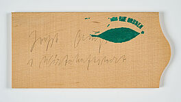 Joseph Beuys - 1 Wirtschaftswert Kuechenschneidebrett, 77090-14, Van Ham Kunstauktionen