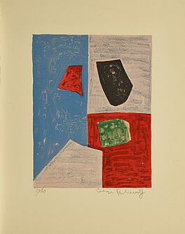 Serge Poliakoff - Komposition in Rosa Rot und Blau, 65079-7, Van Ham Kunstauktionen