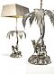 Valenti - Paar ausgefallene Tischleuchten mit Palmen und Windhunden, 80630-1, Van Ham Kunstauktionen