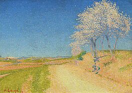 Achille Lauge - Sonnige Fruehlingslandschaft, 81583-2, Van Ham Kunstauktionen