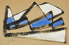 Adolf Luther - Ohne Titel Mondlandschaft, 80800-2, Van Ham Kunstauktionen