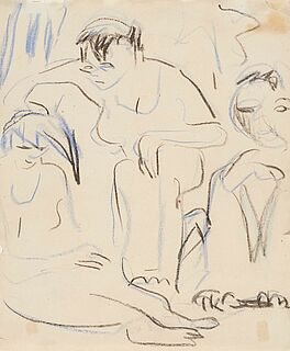 Ernst Ludwig Kirchner - Nach dem Bade, 77260-15, Van Ham Kunstauktionen