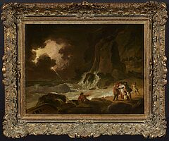 Franzoesische Schule - Schiffbruch im Gewittersturm, 50303-125, Van Ham Kunstauktionen