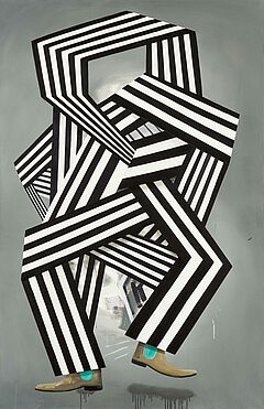 Henriette Grahnert - Striped fool, 76598-2, Van Ham Kunstauktionen