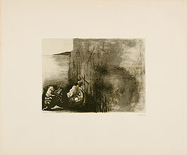 Henry Moore - Reclining Figure with Cliff Background, 80374-385, Van Ham Kunstauktionen