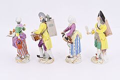 Meissen - 12 Figuren aus der Serie Cris de Paris, 70233-70, Van Ham Kunstauktionen