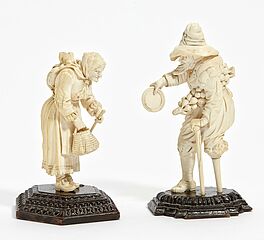 Deutschland - Paar Bettlerfiguren, 66119-3, Van Ham Kunstauktionen