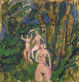 Ernst Ludwig Kirchner - Drei Akte im Wald, 40196-1, Van Ham Kunstauktionen