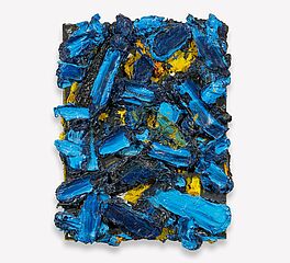 Bernd Schwarzer - Europabild Gold-Blau, 58080-2, Van Ham Kunstauktionen