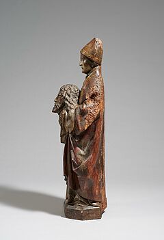 Franzoesische Schule - Der Heilige Cuthbert mit dem Haupt des Heiligen Oswald, 81735-2, Van Ham Kunstauktionen