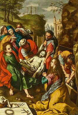 Italienischer Meister - Grablegung Christi, 57740-1, Van Ham Kunstauktionen