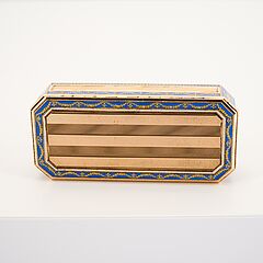 Hanau - Rechteckige Tabatiere mit Streifendekor, 81795-2, Van Ham Kunstauktionen