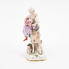 Meissen - Gruppe Die Schneidergattin auf der Geiss, 78079-1, Van Ham Kunstauktionen