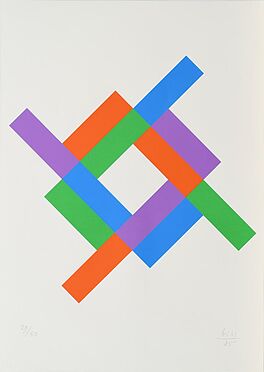 Max Bill - Rhythmus um ein weisses Quadrat, 61287-45, Van Ham Kunstauktionen