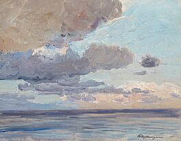 Friedrich Kallmorgen - Wolken ueber dem Meer, 66003-2, Van Ham Kunstauktionen