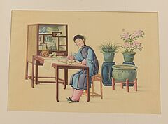 Chinesische Miniaturen aus dem Leben einer chinesischen Dame, 66952-1, Van Ham Kunstauktionen