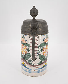 Deutschland - Walzenkrug mit reitendem Husar, 75803-23, Van Ham Kunstauktionen