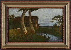 Otto Modersohn - Moorhuette, 75955-1, Van Ham Kunstauktionen