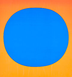 Rupprecht Geiger - blauer Kreis auf rot bis rot-orange, 70551-10, Van Ham Kunstauktionen