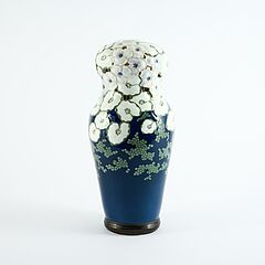 Bing  Groendahl - Grosse Vase mit Blueten, 81600-5, Van Ham Kunstauktionen