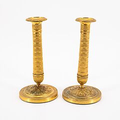 Frankreich - Paar Leuchter Empire, 76847-32, Van Ham Kunstauktionen