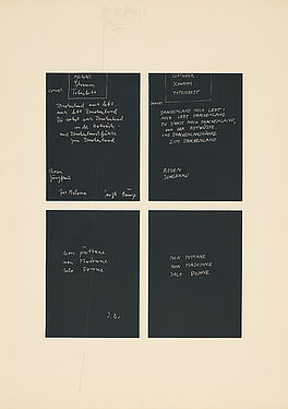 Joseph Beuys - Gletscher Schwamm Totenbett, 81305-13, Van Ham Kunstauktionen