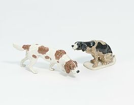 Meissen - Zwei Jagdhunde, 75074-70, Van Ham Kunstauktionen