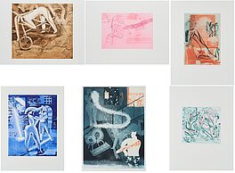Kristina Schuldt - Radierungen Sechs - Backyard Blues, 300001-4201, Van Ham Kunstauktionen